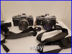 Lot of 5 Minolta CAMERAS SRTSC SR1 SRT SUPER SRT 101 SRT 101, 2 MINOLTA LENSES