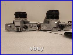 Lot of 5 Minolta CAMERAS SRTSC SR1 SRT SUPER SRT 101 SRT 101, 2 MINOLTA LENSES