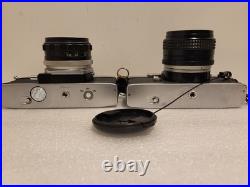 Lot of 5 Minolta CAMERAS SRTSC SR1 SRT SUPER SRT 101 SRT 101, 2 MINOLTA LENSES