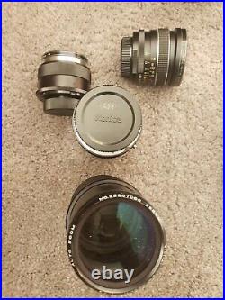 Lot of 8 Vintage Camera misc Lenses viritar kenlock tokina spiratone