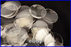 Lot of Loose Vintage Camera Lens Elements Most are 2 Inch Diameter V23