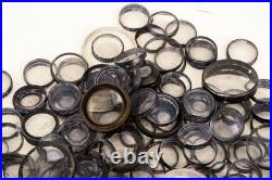 Lot of Loose Vintage Camera Lens Elements Most are 3/4 Inch Diameter AS-IS V26