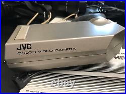 Lot of Vintage JVC TV Cameras And Lenses Players Manuals AS IS UNTESTED