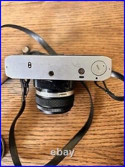 Lovely Vintage Camera Film OLYMPUS 28mm & 50mm F1.8 Lens Zuiko Made In Japan