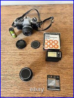 Lovely Vintage Camera Film OLYMPUS 28mm & 50mm F1.8 Lens Zuiko Made In Japan