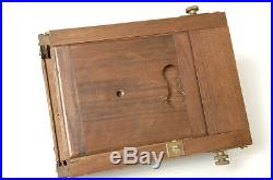 MAHOGANY 13x18cm, 5x7' FOLDING FIELD VIEW PLATE CAMERA With LENS