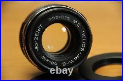 MC Helios 44M-6 2/58 Soviet Lens Vintage lens (adapter Canon EF /EOS)