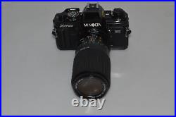MINOLTA X-700 35MM FILM VINTAGE CAMERA with80-200MM 4.5-5.6 MC MACRO LENS (QSL63)