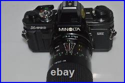MINOLTA X-700 35MM FILM VINTAGE CAMERA with80-200MM 4.5-5.6 MC MACRO LENS (QSL63)