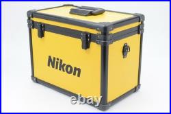 MINT Nikon Vintage Yellow Hard Aluminum BOX Camera Lens Trunk Case From JAPAN