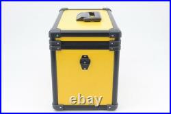 MINT Nikon Vintage Yellow Hard Aluminum BOX Camera Lens Trunk Case From JAPAN
