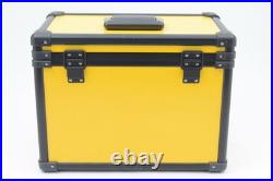 MINT Nikon Vintage Yellow Hard Aluminum BOX Camera Lens Trunk Case From JAPAN