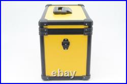 MINT Nikon Vintage Yellow Hard Aluminum BOX Camera Lens Trunk Case From JAPAN