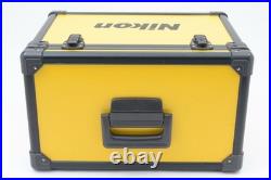 MINT Nikon Vintage Yellow Hard Aluminum BOX Camera Lens Trunk Case From JAPAN