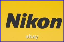 MINT Nikon Vintage Yellow Hard Aluminum BOX Camera Lens Trunk Case From JAPAN