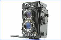 MINT? Seagull 4B-1 4B1 Late Model TLR Vintage Camera 75mm F/3.5 Lens From Japan