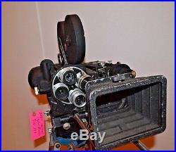 MITCHELL 16mm Cine Camera 4 Baltar Lenses full kit! Refurbished! #1C