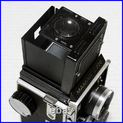 Mamiya C220 Professional TLR Camera WithSekor 80mm f2.8 Lens+CDS Prism Finder VTG