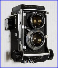 Mamiya C220 Professional TLR Camera WithSekor 80mm f2.8 Lens+CDS Prism Finder VTG