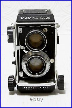 Mamiya C220 Professional TLR Camera WithSekor 80mm f2.8 Lens+CDS Prism Finder VTG