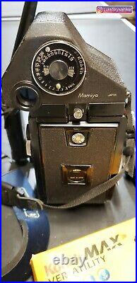 Mamiya C330 CDS Prism Finder & Sekonic Flashmate Camera 80mm f2.8-S lens vintage