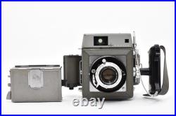Mamiya Press Film Camera Sekor 90mm F3.5 Lens 6x4.5 6x6 Film Back JPN Vintage