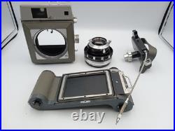 Mamiya Press Film Camera Sekor 90mm F3.5 Lens 6x4.5 6x6 Film Back JPN Vintage