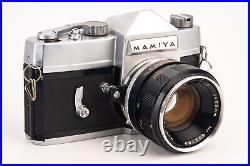 Mamiya Prismat NP 35mm SLR Film Camera with F. C. 58mm f/1.7 Lens Vintage V21
