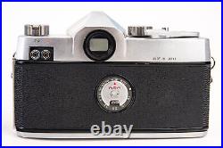 Mamiya Prismat NP 35mm SLR Film Camera with F. C. 58mm f/1.7 Lens Vintage V21