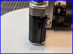 Mamiya/Sekor 1000 DTL 35mm SLR Film Camera with two lenses 55 & 28 mm Vintage