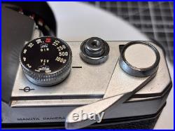 Mamiya/Sekor 1000 DTL 35mm SLR Film Camera with two lenses 55 & 28 mm Vintage