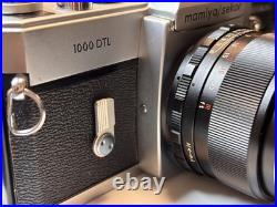Mamiya/Sekor 1000 DTL 35mm SLR Film Camera with two lenses 55 & 28 mm Vintage Mamiya/Sekor 1000 DTL 35mm SLR Film Camera with two lenses 55 & 28 mm Vintage