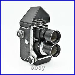 MamiyaFlex C2 with180mm f/4.5 Sekor Lens. Porroflex Viewfinder EXCELLENT ++