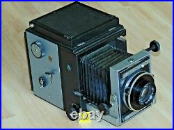 Mentor Atelie Reflex 9x12 Studiokamera Plattenkamera Lens Objektiv Tessar 4,5/21