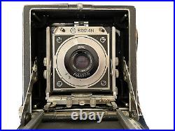 Meridian 45B 4x5 Large Format, Polaroid Copal 105mm F4.5 Lens For Parts Or Repair