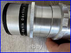 Meyer-Optik Görlitz Trioplan 100mm f/2.8 Vintage Camera Lens with Original Case