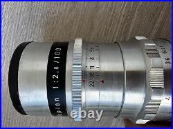 Meyer-Optik Görlitz Trioplan 100mm f/2.8 Vintage Camera Lens with Original Case