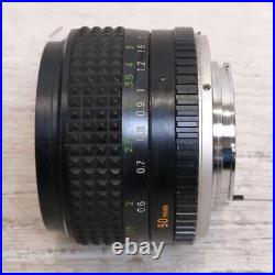 Minolta MC Rokkor-PG 50mm f1.4 Lens Vintage Camera Accessory Used