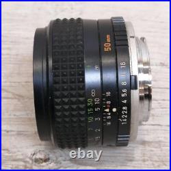 Minolta MC Rokkor-PG 50mm f1.4 Lens Vintage Camera Accessory Used