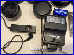 Minolta Maxxum 9000 AF 35mm SLR Camera Kit Lenses Flash Filters Bag Untested Minolta Maxxum 9000 AF 35mm SLR Camera Kit Lenses Flash Filters Bag Untested