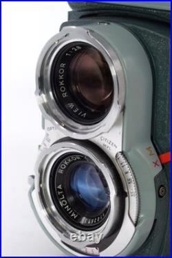 Minolta Miniflex 44 127 TLR Film camera. Rokkor 60mm f3.5 lens. Box. Case. Cap Minolta Miniflex 44 127 TLR Film camera. Rokkor 60mm f3.5 lens. Box. Case. Cap