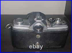 Minolta SR-1 Silver Vintage SLR Camera SHUTTER TESTED ORIGINAL KIT & BAG