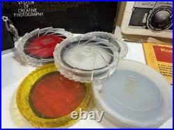 Minolta SRT101 35mm SLR Camera with ROKKOR-PF 55mm Lens And Vintage Suede Case