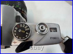 Minolta SRT101 35mm SLR Camera with ROKKOR-PF 55mm Lens And Vintage Suede Case