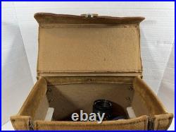 Minolta SRT101 35mm SLR Camera with ROKKOR-PF 55mm Lens And Vintage Suede Case