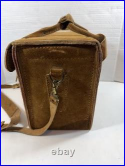 Minolta SRT101 35mm SLR Camera with ROKKOR-PF 55mm Lens And Vintage Suede Case