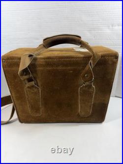 Minolta SRT101 35mm SLR Camera with ROKKOR-PF 55mm Lens And Vintage Suede Case