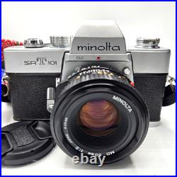 Minolta SRT101 SRT 101 Vintage 35mm Film SLR Camera with 50mm f/2 Prime Lens