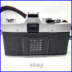 Minolta SRT101 SRT 101 Vintage 35mm Film SLR Camera with 50mm f/2 Prime Lens