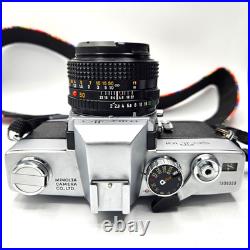 Minolta SRT101 SRT 101 Vintage 35mm Film SLR Camera with 50mm f/2 Prime Lens